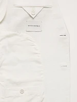 Cotton-Linen Blend Suit Jacket