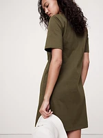 Cotton Twisted T-Shirt Dress