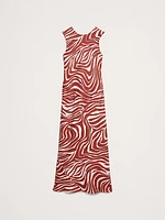 Backless Linen Maxi Dress