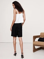 Linen Tie-Front Tank