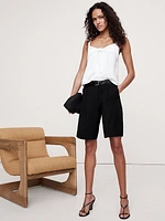 Linen Tie-Front Tank