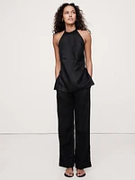 Linen Open-Back Tunic