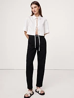 The Weekender Slim Barrel-Leg Pant