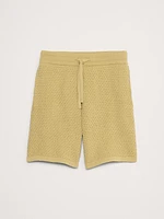 8" Crochet Cotton Pull-On Short