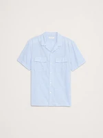 Standard-Fit Lightweight Cotton Resort Shirt
