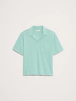 Ribbed Terry Polo