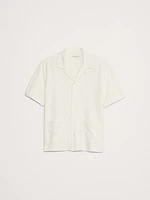 Terry Stripe Resort Shirt