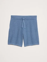 8" Crochet Cotton Pull-On Short