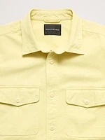 Cotton Twill Shirt Jacket