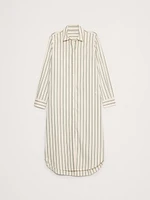 Cotton Poplin Asymmetrical Shirt Dress