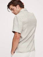 Standard-Fit Linen Resort Shirt