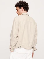 Linen-Cotton Mechanic's Jacket
