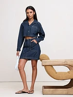 Ultra-Cropped Denim Jacket