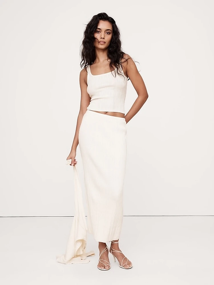 Crinkle Knit Tank