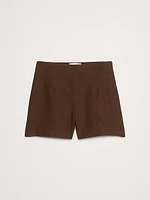 High-Rise Linen 3" Short