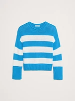 Oversized Cotton Roll-Neck Sweater
