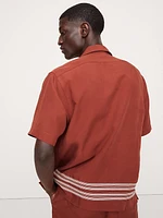 Embroidered TENCEL™-Linen Resort Shirt