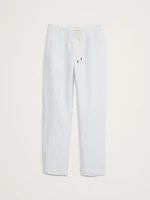 Relaxed Linen-Cotton Pull-On Beach Pant