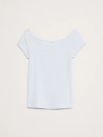Refined Scoop-Neck T-Shirt