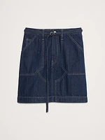 Canvas Mini Skirt