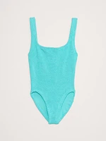 Square-Neck One-Piece Swimsuit by Hunza G