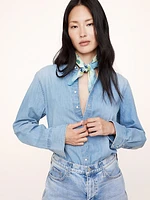 Embroidered Cotton Scarf by Vismaya