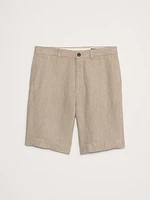 Lino 9" Linen Short