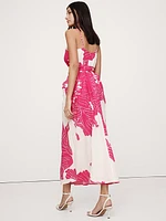 Matte Silk Wrap Dress
