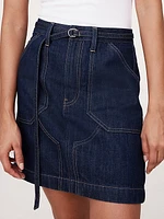 Canvas Mini Skirt