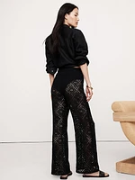 Flared Italian Lace Beach Pant