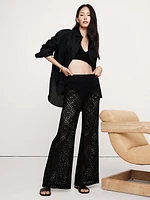 Flared Italian Lace Beach Pant