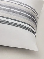 Multi-Stripe Linen Shams