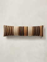 Handwoven Striped Cotton-Linen Pillow Cover