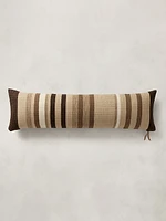 Handwoven Striped Cotton-Linen Pillow Cover