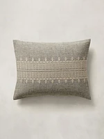 Heirloom Embroidered Linen-Cotton Sham Set