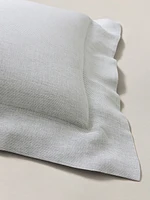 Thin-Stripe Linen Shams