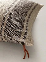 Rustic Linen Stripe Pillow Cover