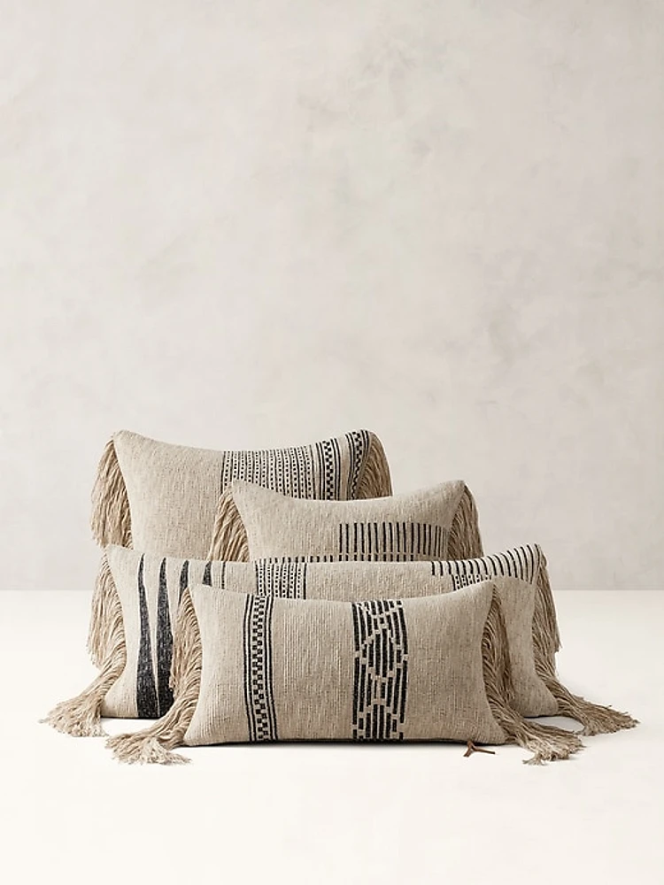 Embroidered Cotton Pillow