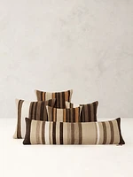 Handwoven Striped Cotton-Linen Pillow Cover