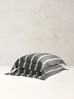 Bold Stripe Linen Sham Set