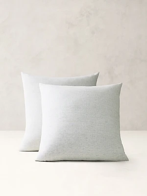 Thin-Stripe Linen Shams