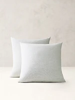 Thin-Stripe Linen Shams