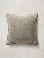 Heirloom Embroidered Linen-Cotton Sham Set