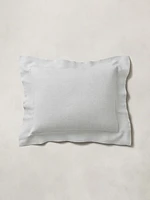 Thin-Stripe Linen Shams