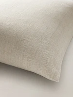 Textured-Stripe Linen Sham Set
