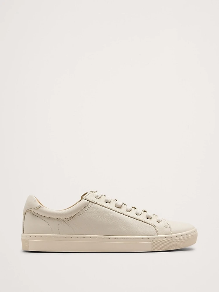 Nickola Pebbled Leather Sneaker