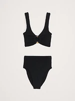 Nadine High-Waisted Bikini Set by Hunza G