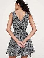 Cotton Poplin Mini Dress with Belt Bag