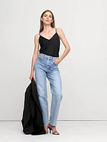 Strappy Viscose-Wool Tank