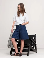 Cotton Poplin Trapeze Top